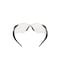 Jackson Safety Safety Glasses, Anti-Scratch, Clear Lens, Gunmetal Frame, Frameless 50025 - alternate 4